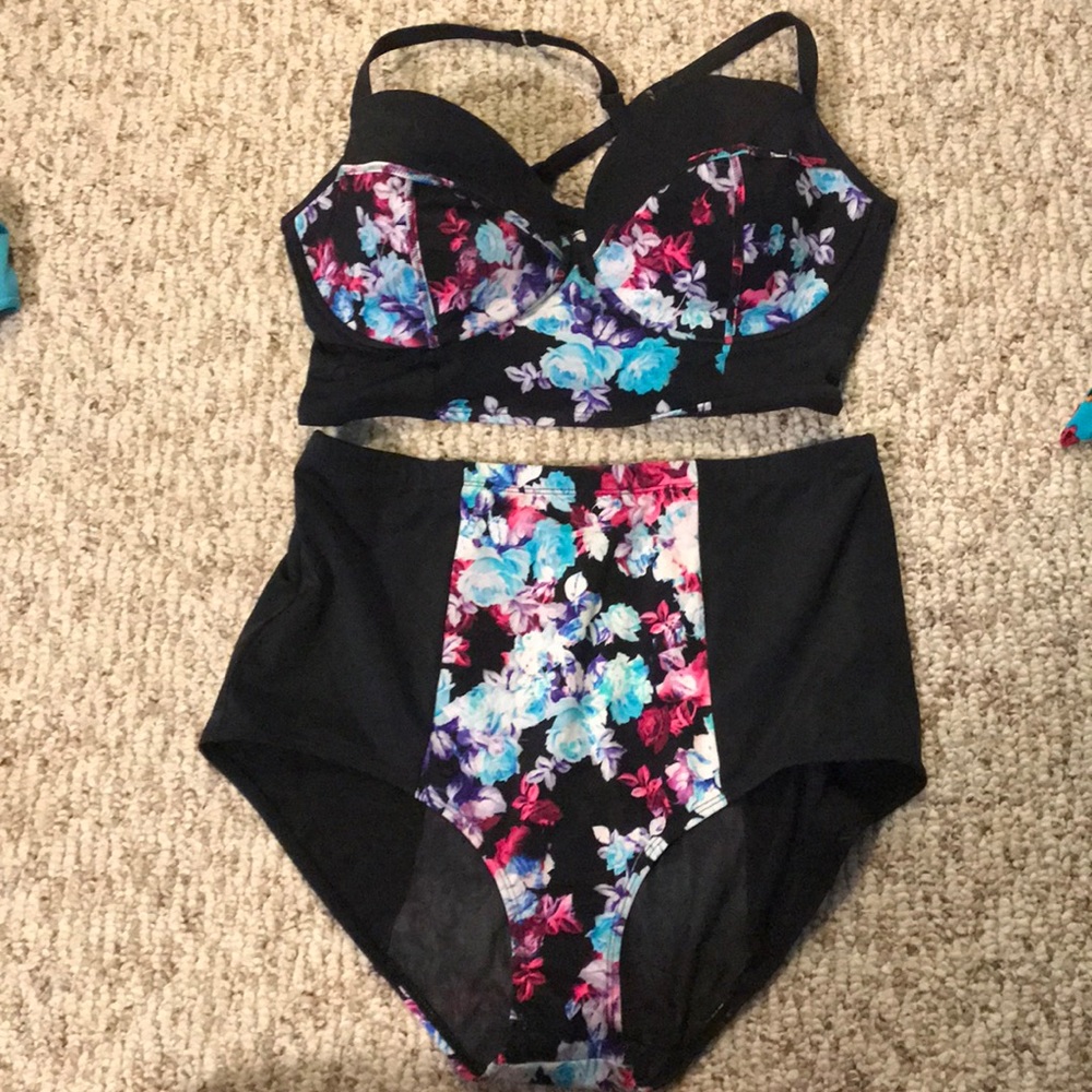 Torrid Plus size Floral print bikini